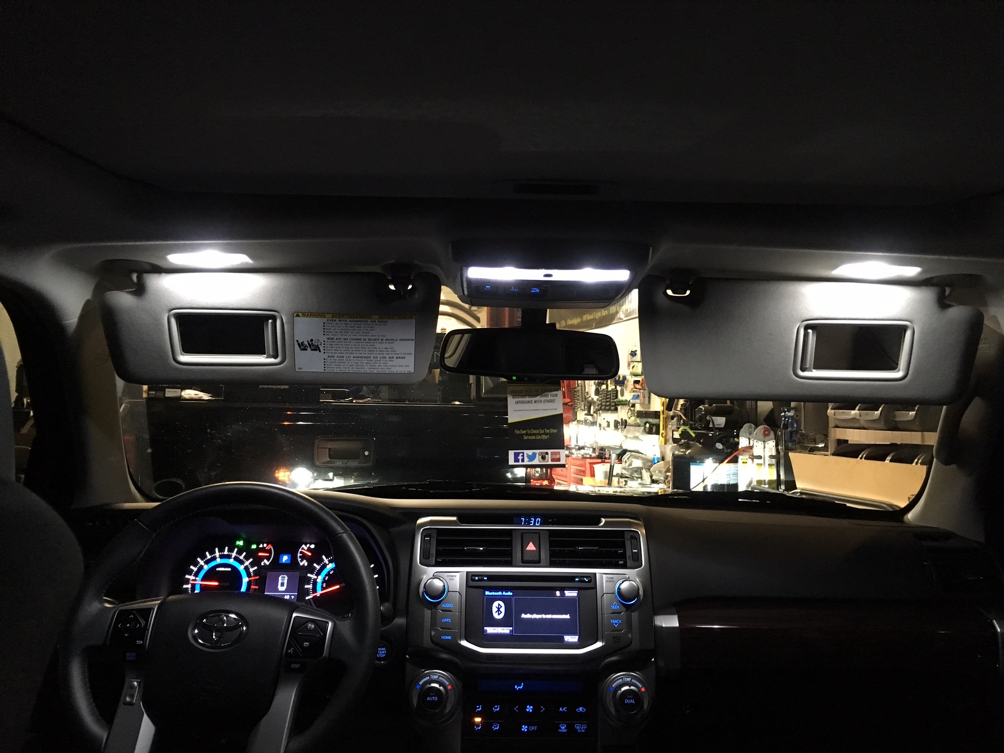 11x White LED Interior Lights Package Kit For 2011 2012 2013 2014 Chrysler 300