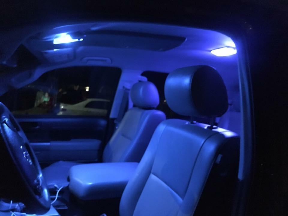 LED Blue Lights Interior License Package Kit For Toyota Tundra 2008-2017+ 