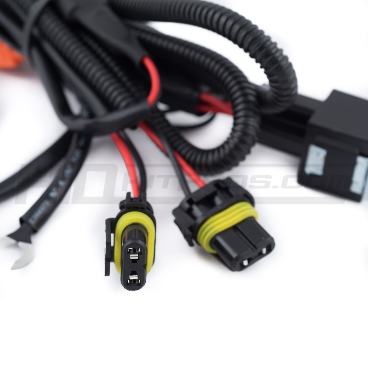1x BRITELEDS HID Relay Harness Anti-Flicker Power Wiring Universal Compatible 