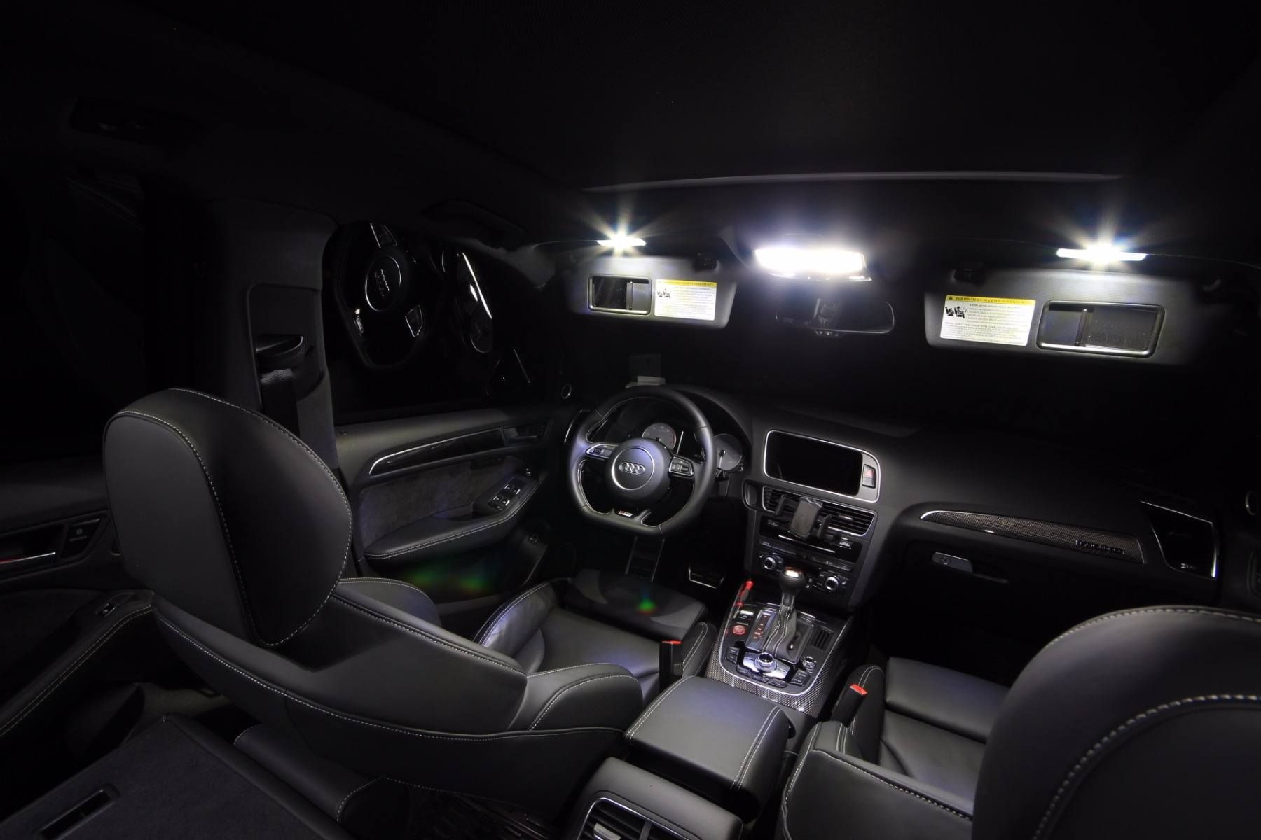 6 pcs Xenon White Car LED Interior Lights Package kit Fit 2014-up Mazda 3