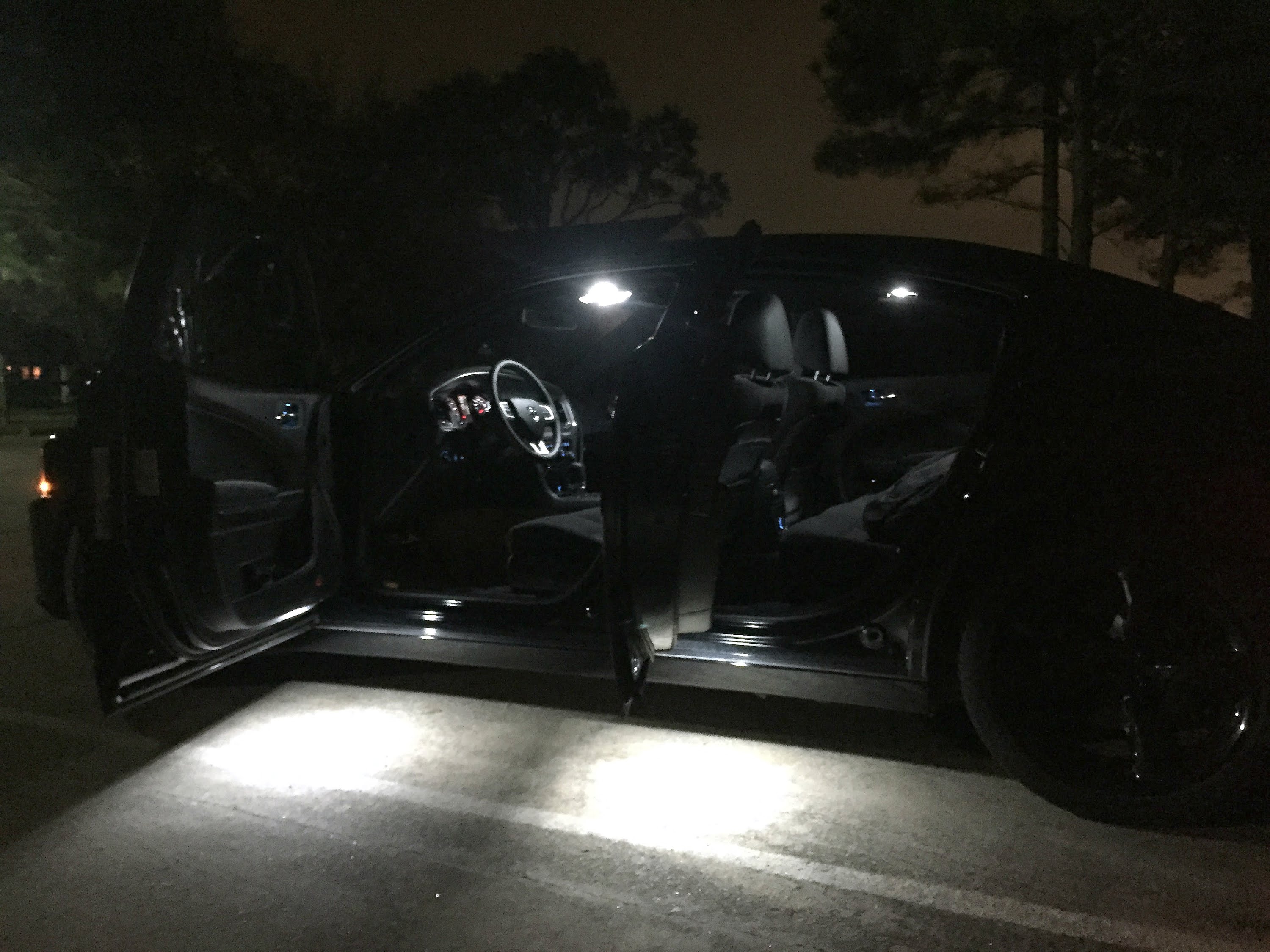 4x Full LED Under Car Running Board Courtesy Light Kit For Lexus GX-Series 2002+ 