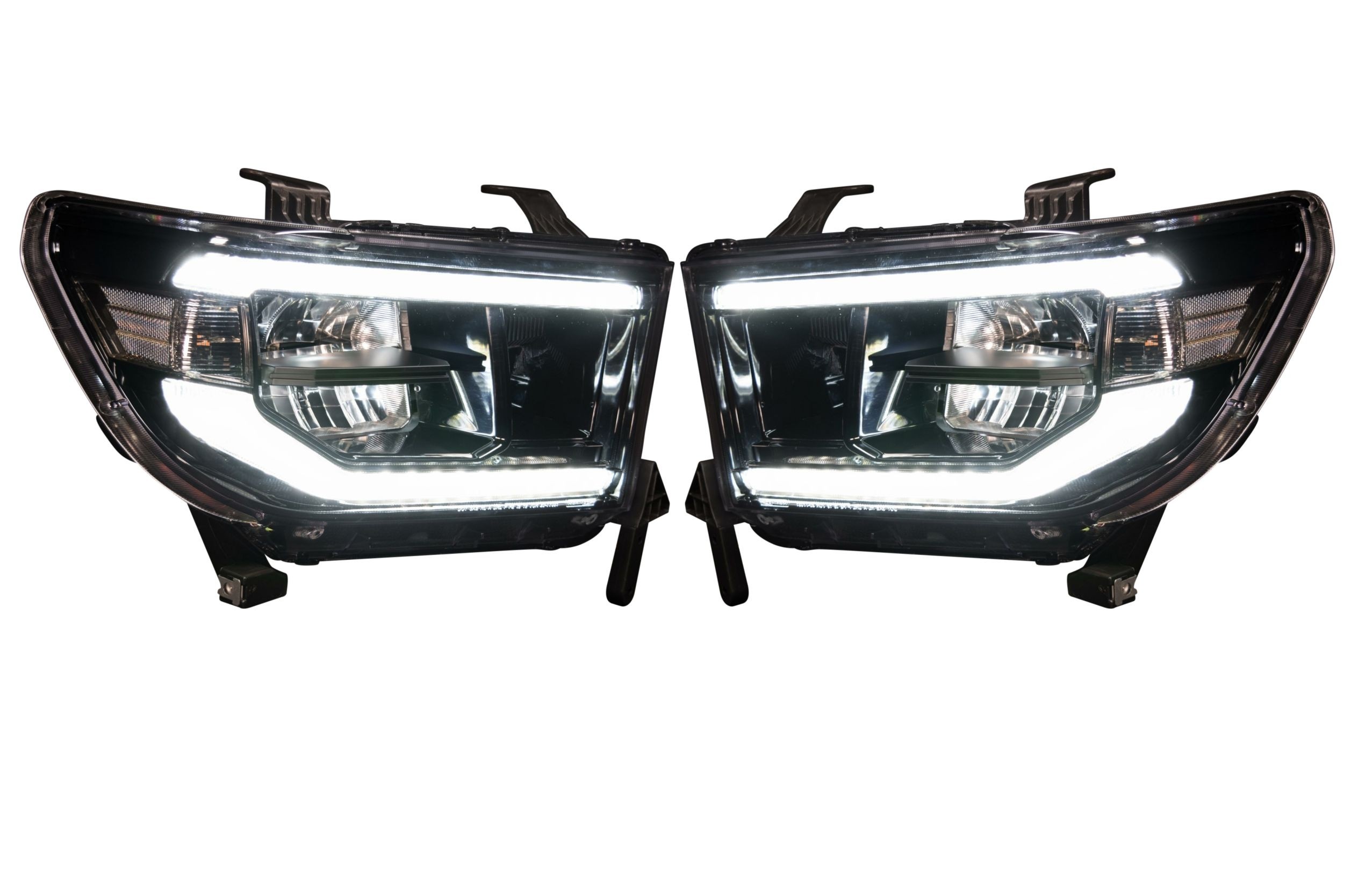 FOR 2007-2013 TOYOTA TUNDRA/2008 8K HID SEQUOIA LED BLACK PROJECTOR HEADLIGHT