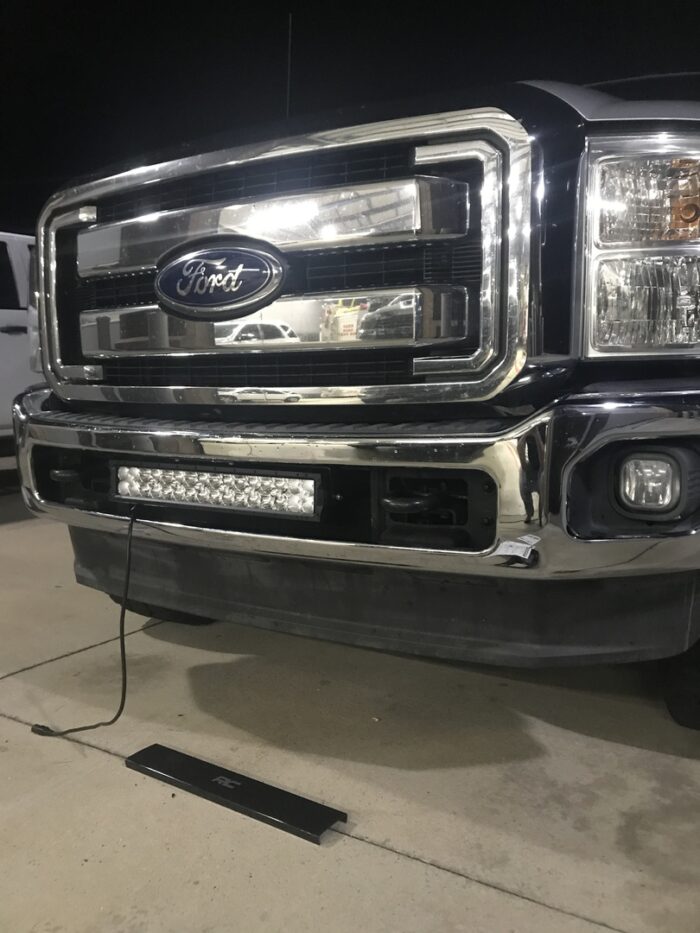 Ford Super Duty Light Bar Bumper Mount 20 Inch HID Kit Pros